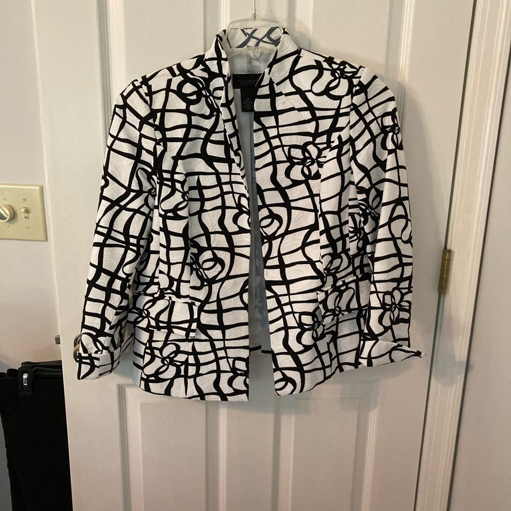 Black and white jacket